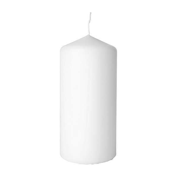 Image de BOUGIES CYLINDRE 7 X 15 CM BLANC