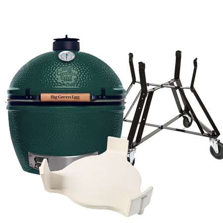 Image de BIG GREEN EGG PACK XL+ BERCEAU + CONVEGGTOR