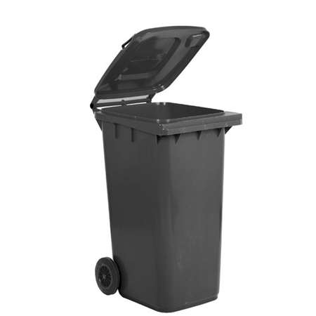 Image de CONTENEUR 2 ROUES PLASTIQUE 240L GRIS