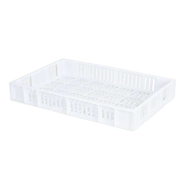 Image de CAISSE AJOUREE 60X40XH.9CM 15L BLANC
