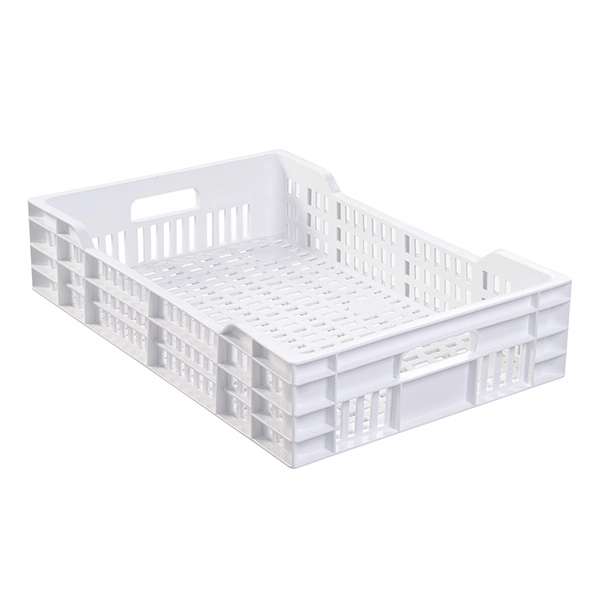 Image de CAISSE AJOUREE 60X40XH.13.5CM 25L BLANC