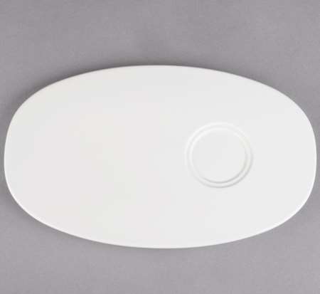 Image de ASSIETTE CAFE GOURMAND 27X16CM AFFINITY WHITE