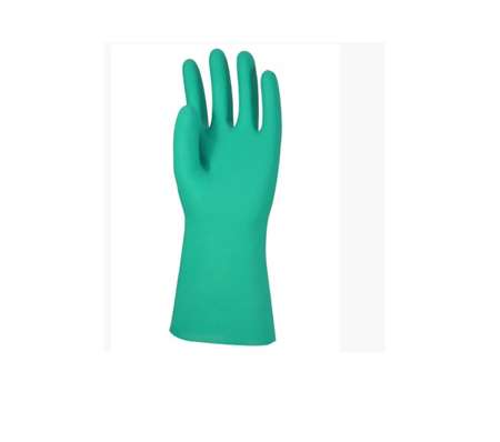Image de GANT NITRILE VERT FLOCKE COTON T7