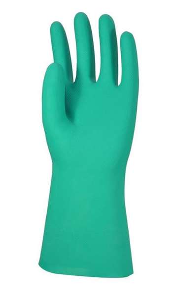 Image de GANT NITRILE VERT FLOCKE COTON T7