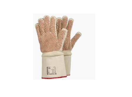 GANT THERMIQUE CHALEUR COTON PICOTS NITRILE 250° T10