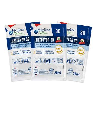 Image de NETTOYOR 3D FLEURS BLANCHES - Ct de 250 Doses