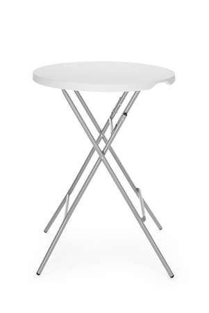Image de MANGE-DEBOUT ROND Ø80X110CM POLYETHYLENE BLANC