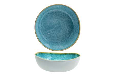 Image de SALADIER Ø19X5.5CM LAGUNA AZZURRO MELAMINE