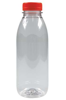BOUTEILLE + BOUCHON ORANGE 25CL - PET