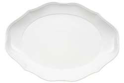 Image de ASSIETTE OVALE LA SCALA 30X23CM AVEC FILET LOGO