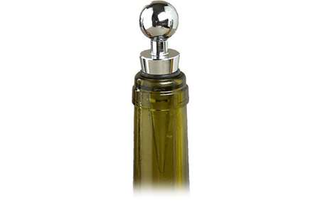 Image de BOUCHON BOUTEILLE VIN INOX DESIGN