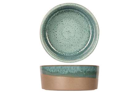 Image de COUPELLE Ø11,5XH4,8CM BASALT OCEAN GREEN