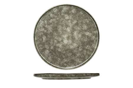 Image de ASSIETTE Ø26.5CM ISTRA GRIS-VERT