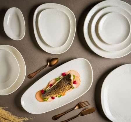 Image de ASSIETTE RECTANGLE VAGO 36x16.7cm