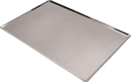 Image de PLAQUE INOX GN1/1 BORDS PINCES