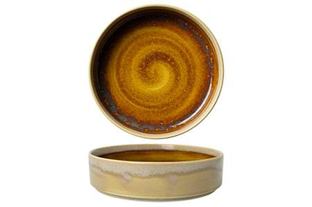 Image de ASSIETTE CREUSE Ø20.25CM AURORA V.AMBER 122CL SET12