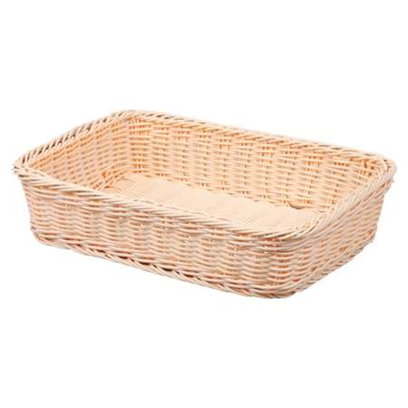 Image de PANIER A PAIN RECTANGULAIRE 40X28.5CM OSIER POLYPROPYLENE