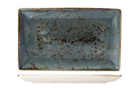 Image de ASSIETTE RECTANGLE 27X16.75CM CRAFT BLUE ONE SET6
