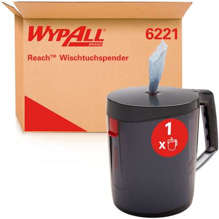 Image de DISTRIBUTEUR A DEVIDAGE CENTRAL WYPALL® REACH NOIR