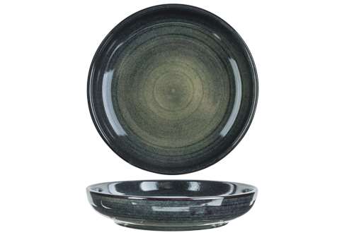 Image de ASSIETTE CREUSE Ø21,5 MENDOZA GREEN-BLUE