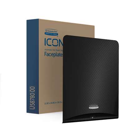 Image de FACADE DISTRIBUTEUR ESSUIE MAINS MOSAIQUE NOIR ICON