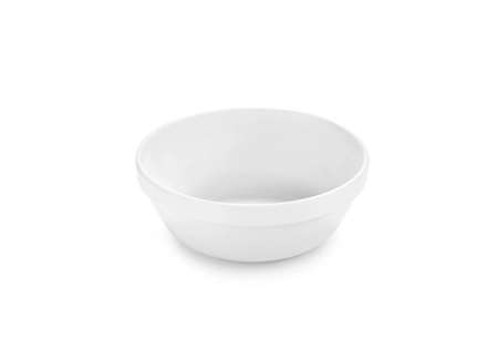 BOL Ø12XH.4.5CM ROND MELAMINE BLANC