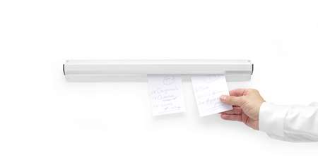 Image de BARRE PORTE FICHES ALUMINIUM 122CM