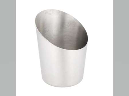 Image de MINI RÉCIPIENTS À FRITES TRONQUÉS LISSES 'ARTINOX' Ø8,5XH.8