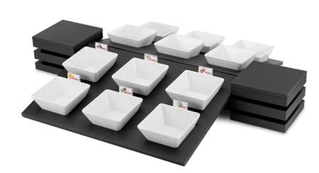 Image de SUPPOUR POUR ETIQUETTES 4X6CM BUFFET TRANSPARENT