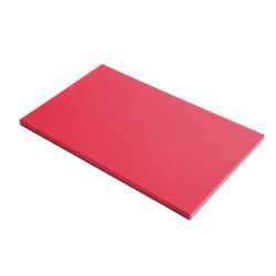 Image de PLANCHE A DECOUPER 60 X 40 X H.2CM ROUGE