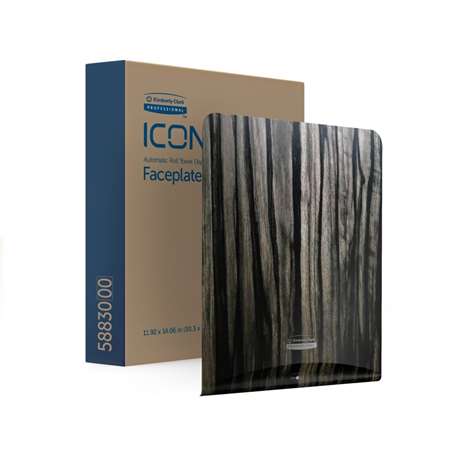 Image de FACADE BOIS EBENE DISTRIBUTEUR ESSUIE MAINS ICON