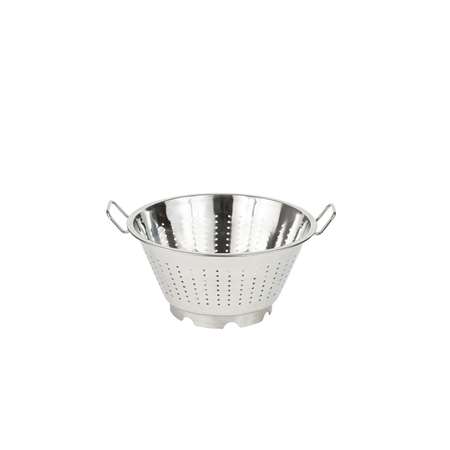 Image de PASSOIRE CONIQUE AVEC PIED 2 ANSES INOX Ø24CM