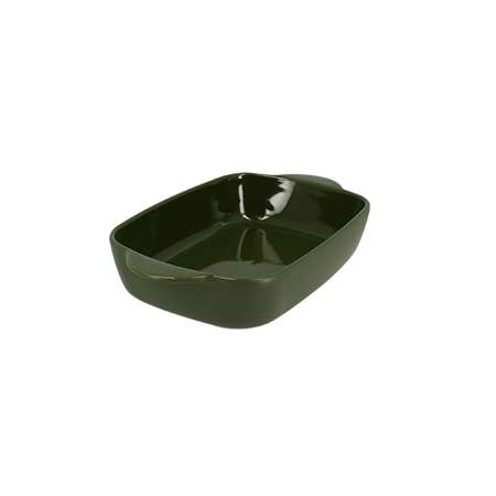 Image de PLAT FOUR 24X16.5CM 1.1L GRES VERT