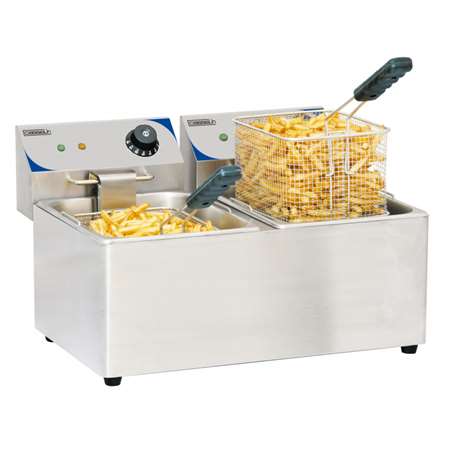 Image de FRITEUSE ELECTRIQUE 2 X 8L