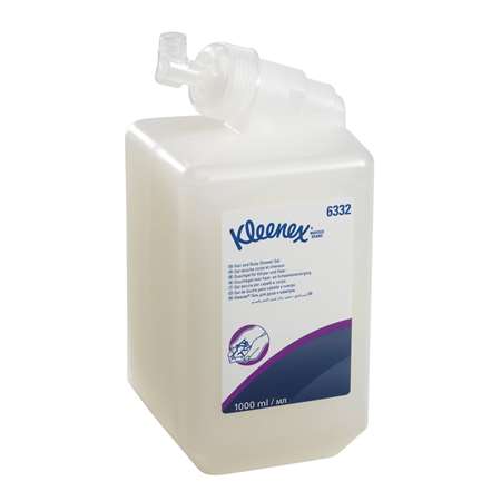 Image de GEL DOUCHE CHEVEUX ET CORPS KLEENEX 1L