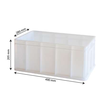 Image de BAC RENFORCE EMPILABLE 49X28X20.5CM 20L BLANC