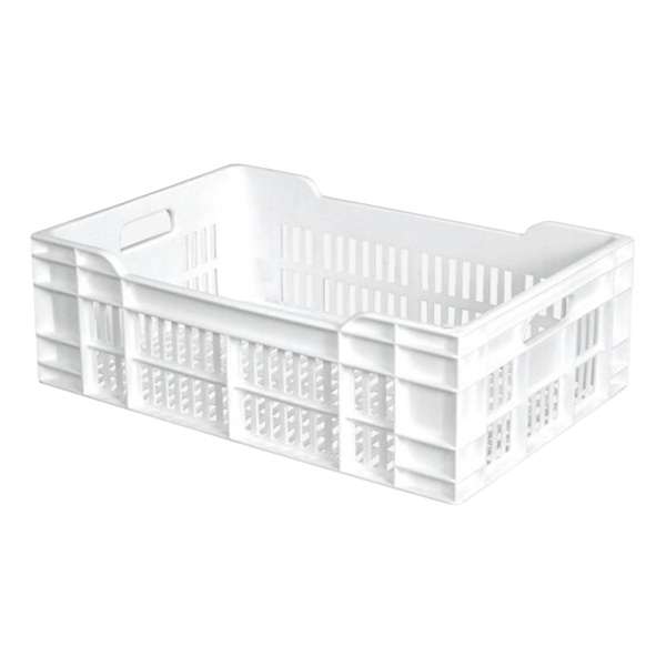 Image de CAISSE AJOUREE 600 X 400 X 200MM 40L BLANC