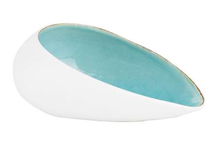 COUPE DROP-SHAPE LAGUNA AZZURO 21,5X15XH.8.5CM