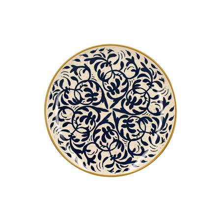 Image de ASSIETTE CREUSE Ø20CM HERACLEE DECOR BLEU