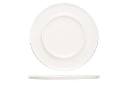 Image de ASSIETTE SLIDE 30CM BLANCHE PORCELAINE