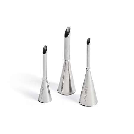 Image de LOT DE 3 DOUILLES A GARNIR INOX Ø 4-6-8 MM