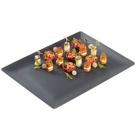 Image de PLATEAU FLUID PP NOIR 390X290mm