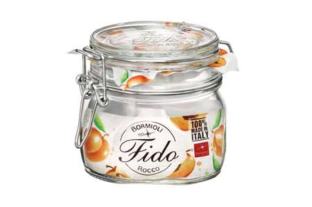 BOCAL Ø10CM CARRE FIDO 0.5L