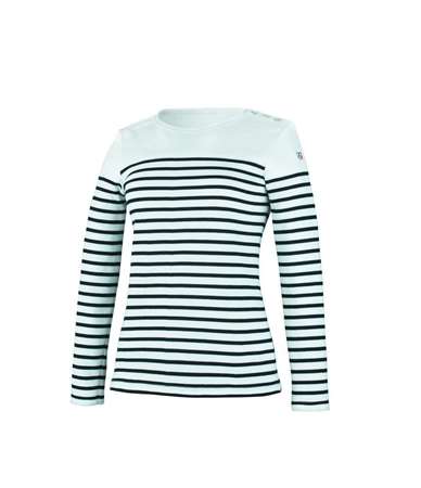 Image de POLO RAYE ANCRE MARINE/BLANC ML T5