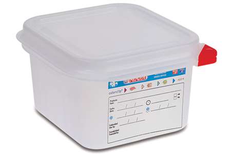 Image de BOITE HERM PP GN 1/6 100MM 1.7L