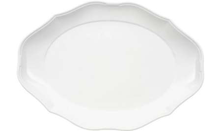 Image de ASSIETTE OVALE 36X26CM LA SCALA WHITE