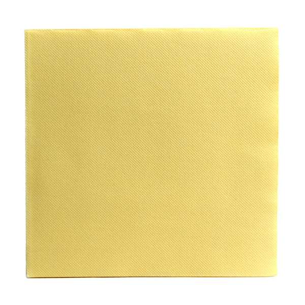 Image de SERVIETTE DOUBLE POINT JAUNE