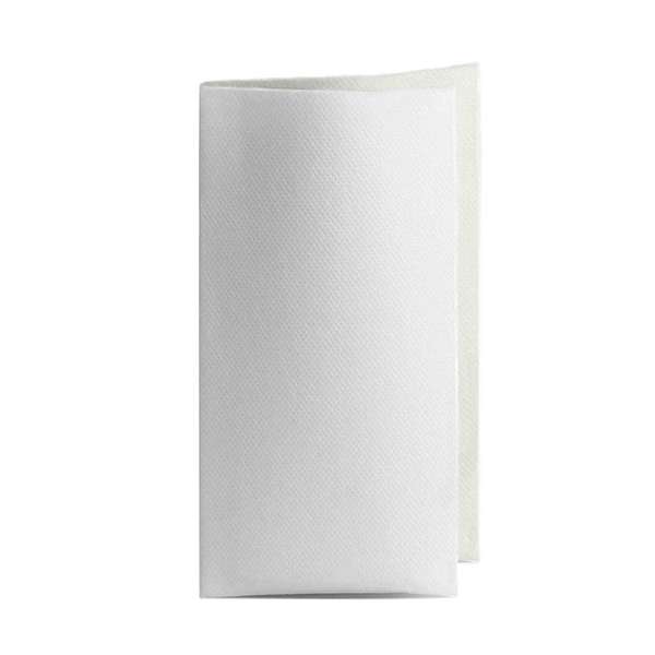 Image de SERVIETTE SOFTIQ DOUBLE POINT BLANC 39X38CM 1/8