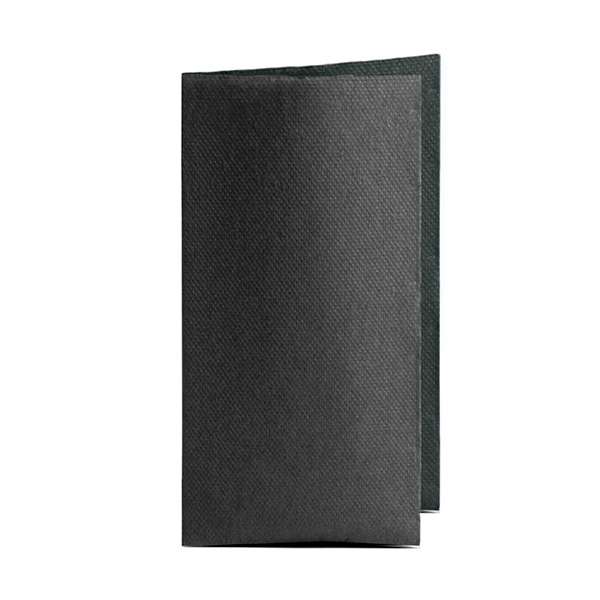Image de SERVIETTE DOUBLE POINT NOIR 1/8