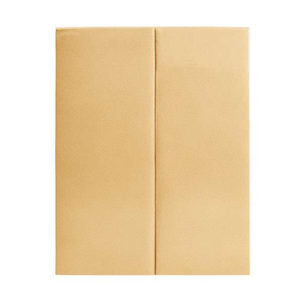 Image de SERVIETTE DOUBLE POINT BRUN NATUREL 1/8